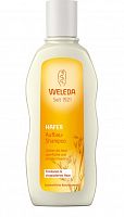 Шампунь с овсом для сухих и поврежденных волос weleda 190 мл